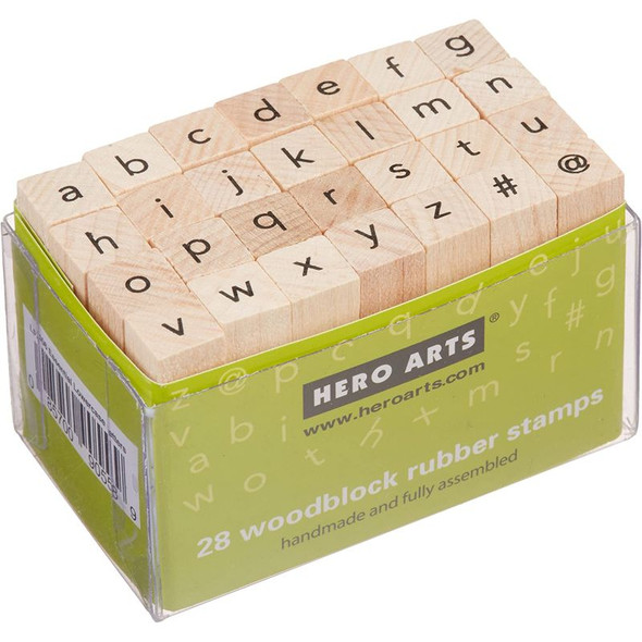 Hero Arts Essential Lowercase Letters Stamp Set