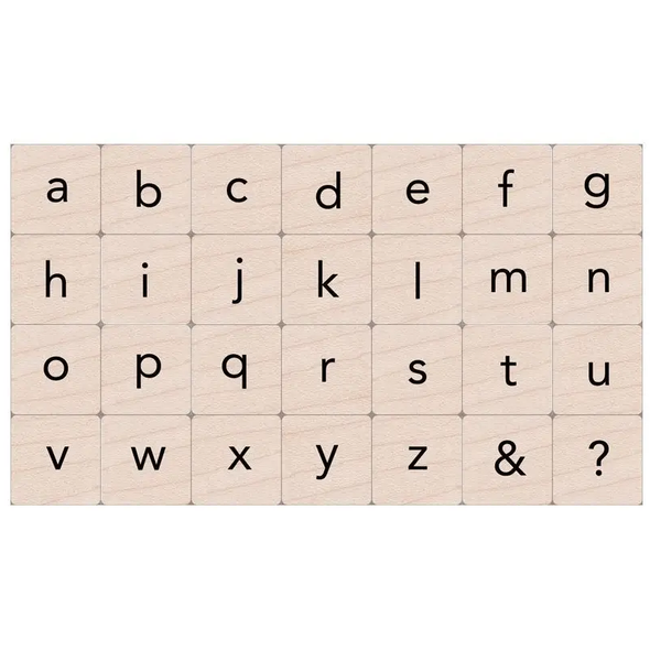 Hero Arts Essential Lowercase Letters Stamp Set
