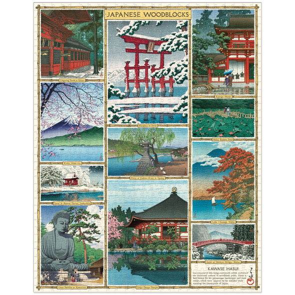 Jigsaw Puzzle, Japanese Woodblocks