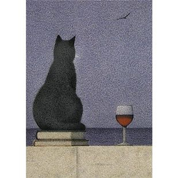 Cat by Sea Notecard