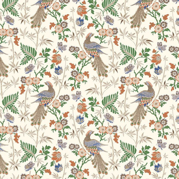 Rossi 1931 Decorative Paper, Peacocks & Floral
