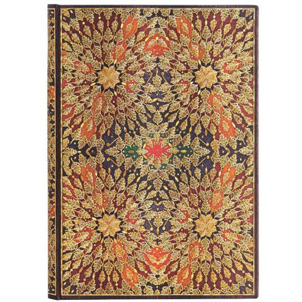 Midi Blank Journal, Fire Flowers