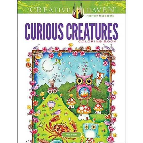 Creative Heaven Curious Creatures Coloring Book Creative Heaven Curious Creatures Coloring Book