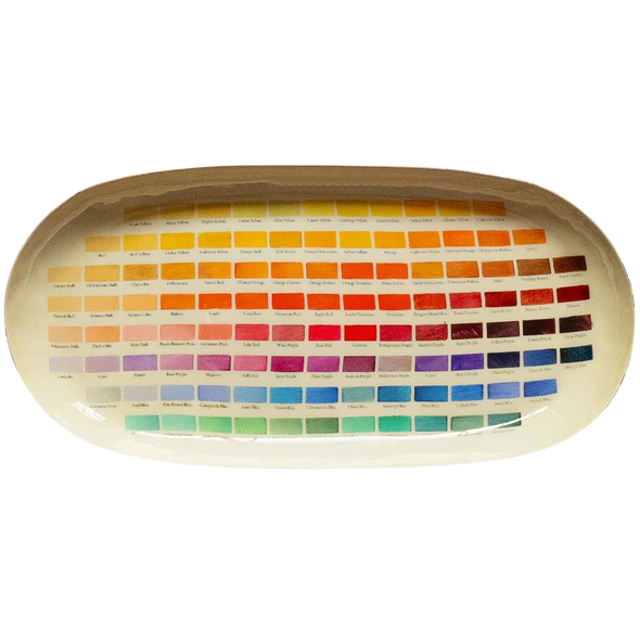 Printed Enamel Tray, Nomenclature of Colors