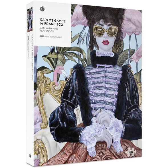 Girl With Flamingos Jigsaw Puzzle, 1000 Pieces