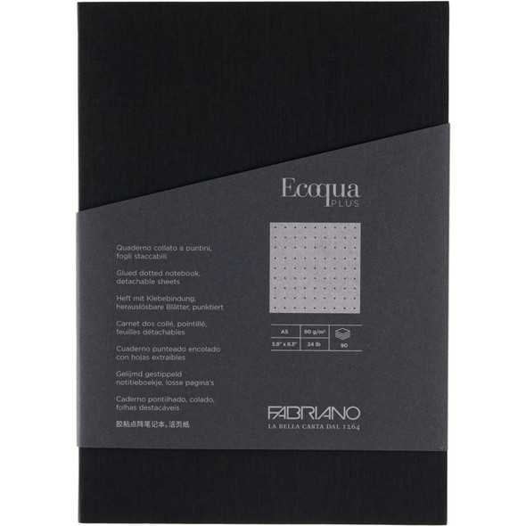 Ecoqua Plus Gluebound Notebooks A5, Dotted