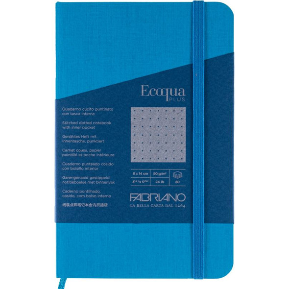 Ecoqua Plus Stitchbound Notebooks 3.5" x 5.5", Dotted