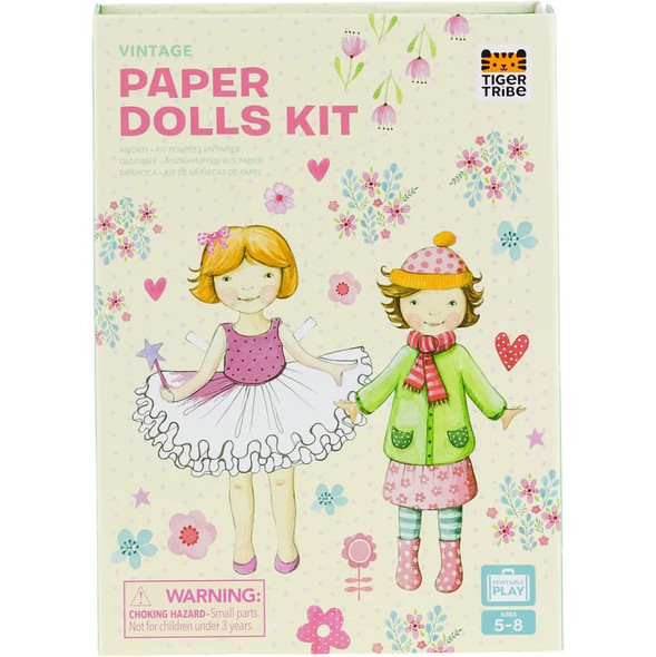 Paper Dolls Kit, Vintage Paper Dolls Kit, Vintage