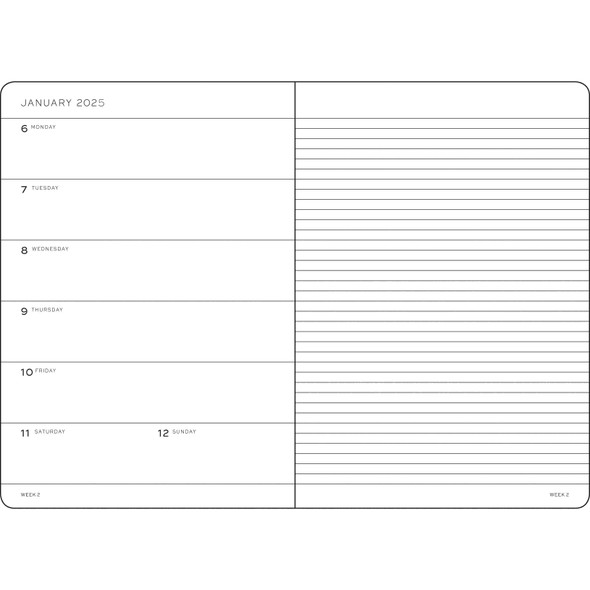 Leuchtturm 2026 18M Weekly Planner, 5.75" x 8.25" Leuchtturm 2026 18M Weekly Planner, 5.75" x 8.25"