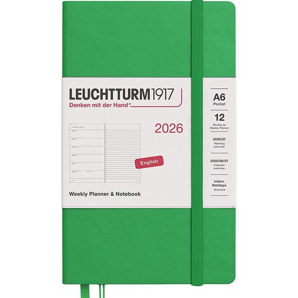 Leuchtturm 2026 12M Weekly Planner, 3.5" x 5.5" Leuchtturm 2026 12M Weekly Planner, 3.5" x 5.5"