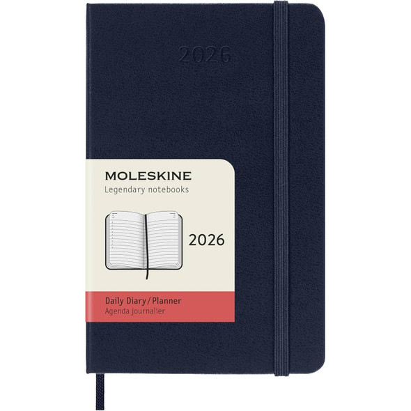 Moleskine 2026 12M Daily Planner, 3.5" x 5.5" Moleskine 2026 12M Daily Planner, 3.5" x 5.5"
