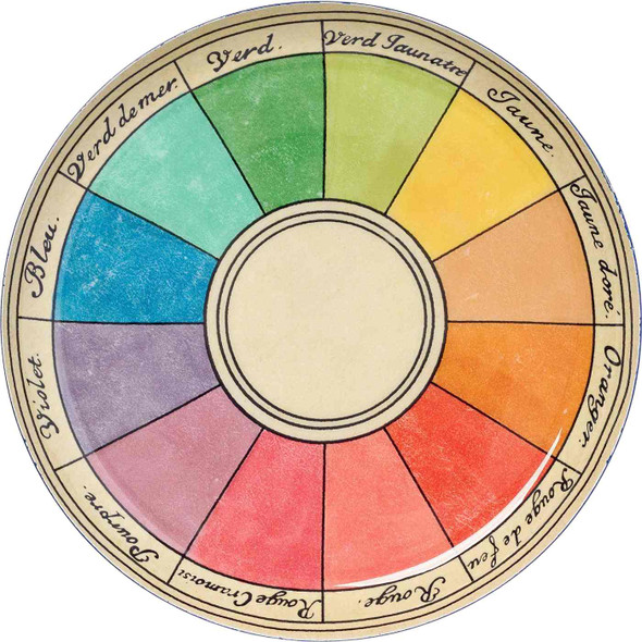 Enamel Tray, Color Wheel