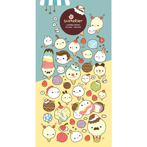 Suatelier Ice Cream Stickers