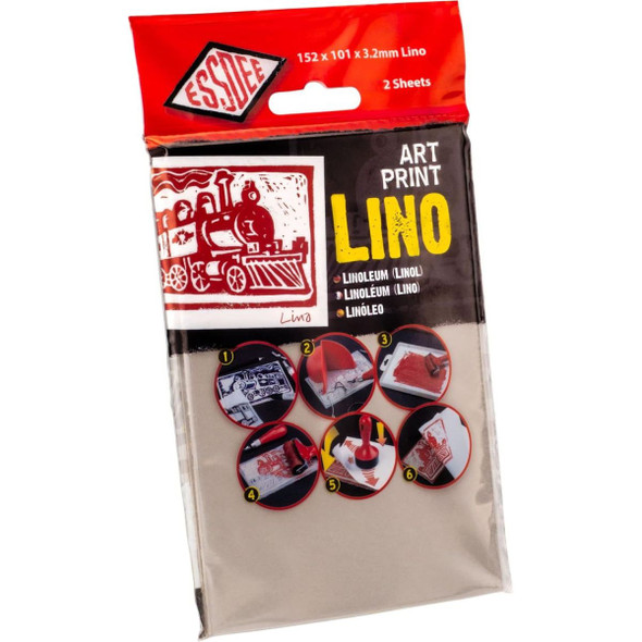 Essdee Mounted Lino Blocks, 2 Pack