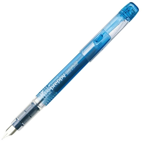 Platinum Preppy Fountain Pen, Blue/Black
