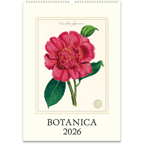 Cavallini 2026 Wall Calendar, Botanica