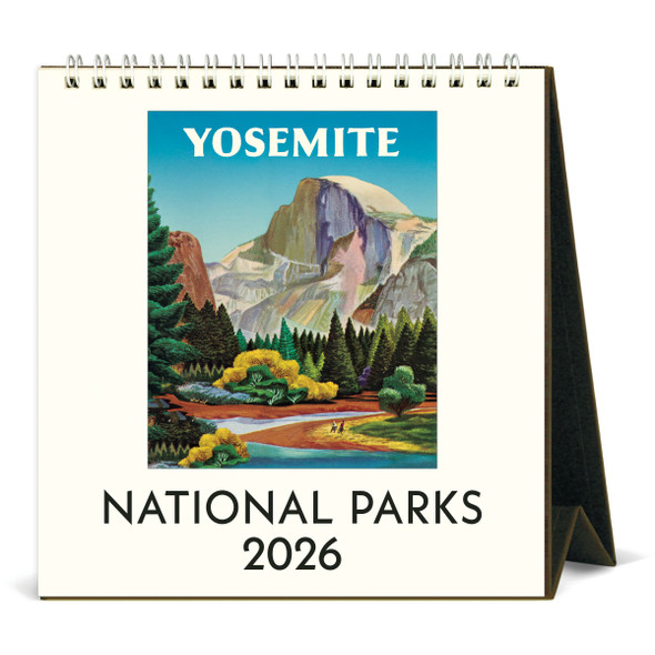 Cavallini 2026 Desk Calendar, National Parks