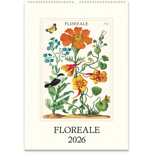 Cavallini 2026 Wall Calendar, Floreale