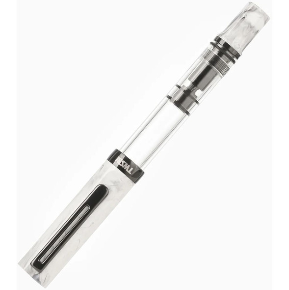 TWSBI Eco Fountain Pen, Carrara/Onyx