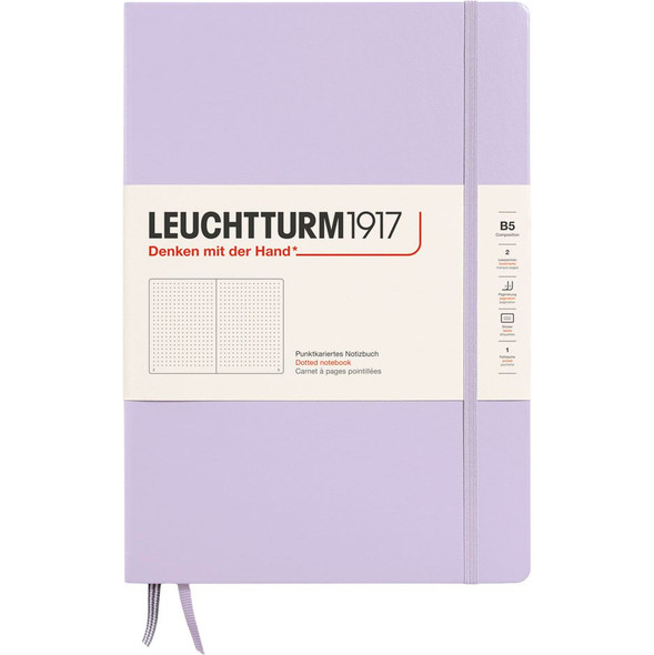 Leuchtturm Hardcover Composition Notebook, Dotted Leuchtturm Hardcover Composition Notebook, Dotted