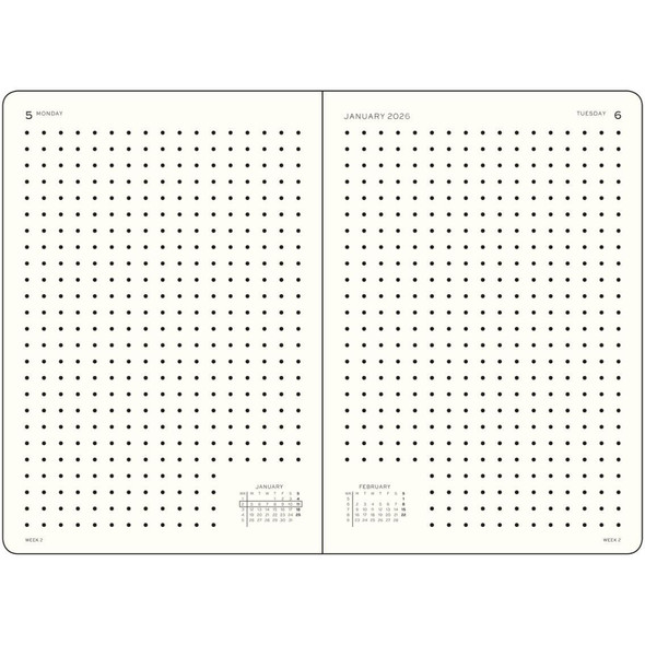 Leuchtturm 2026 12M Daily Planner, Dotted Pages Leuchtturm 2026 12M Daily Planner, Dotted Pages