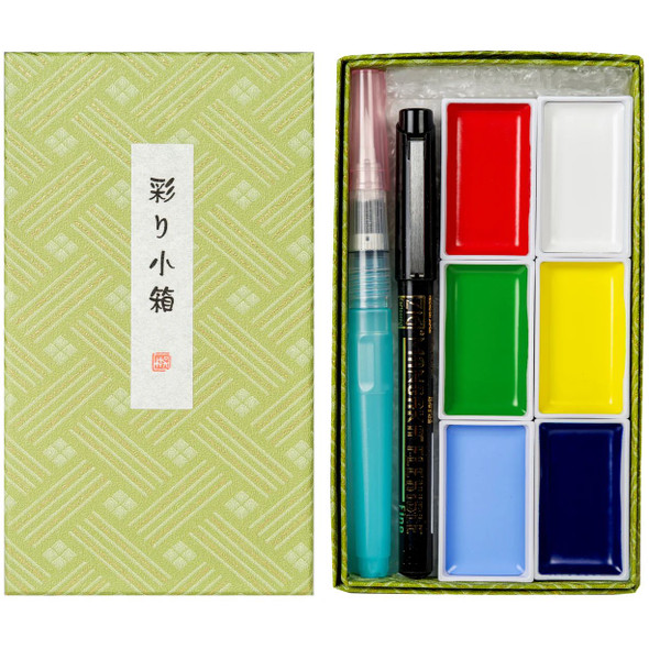 Gansai Tambi Watercolors, Basic Set
