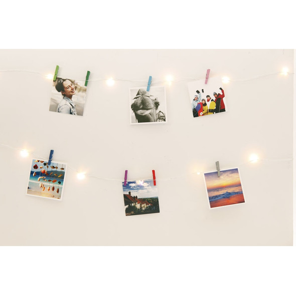 Mini Clothespin String Lights