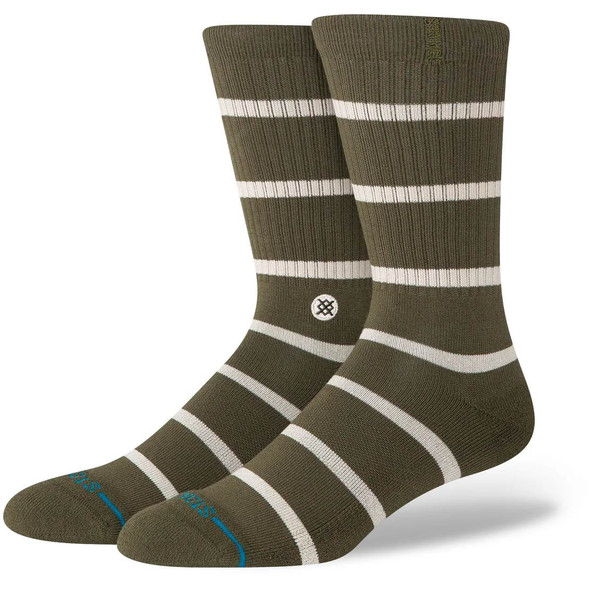 Stance Heritage Crew Socks, Olive