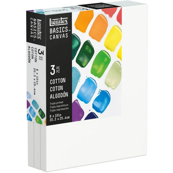 Liquitex Basic Canvas, 3 Pack