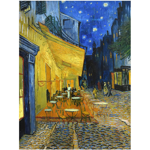 Terrace Of A Café At Night Jigsaw Puzzle, 500 Pieces
