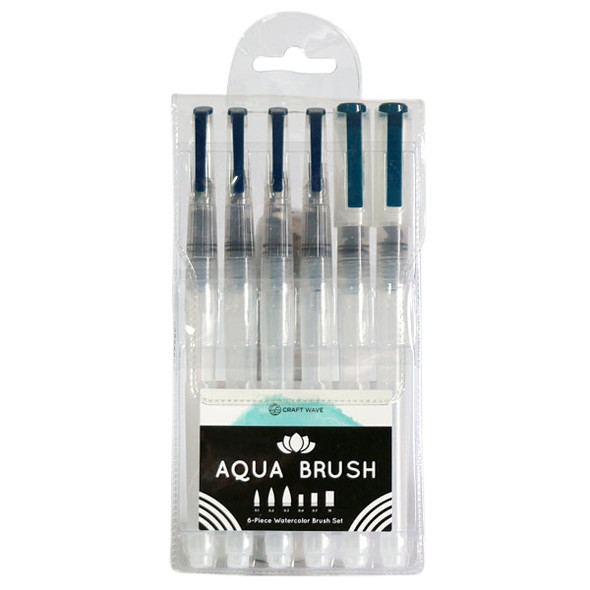 Craft Wave Aqua Brushes, Set of 6