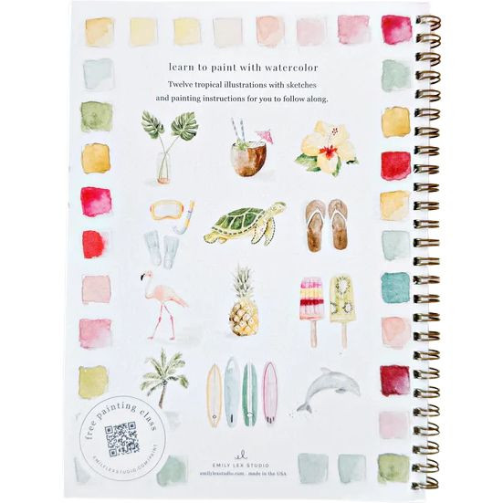 Watercolor Workbook, Tropical