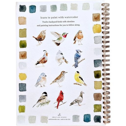 Watercolor Workbook, Birds