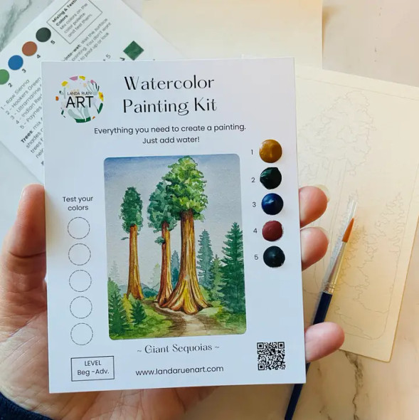 Giant Sequoias Watercolor Kit
