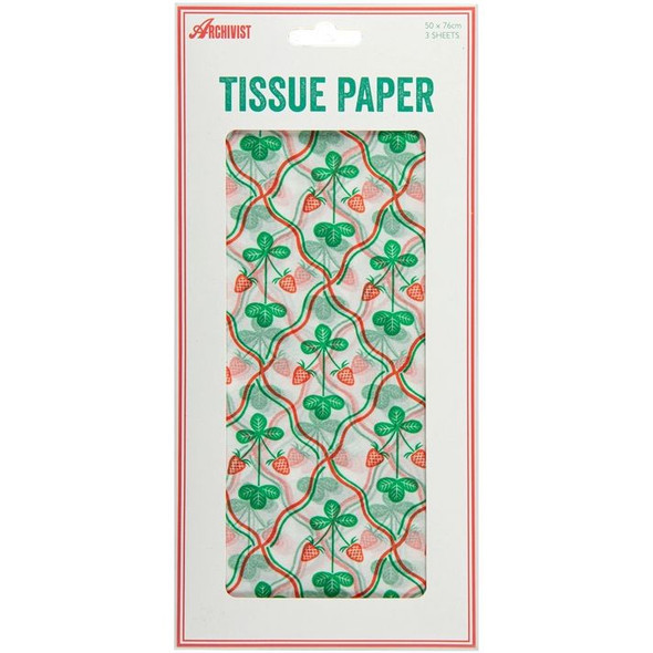 Strawberry Tissue Paper Pack