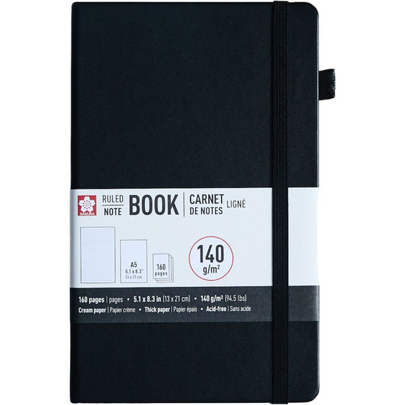 Sakura Ruled Notebook A5