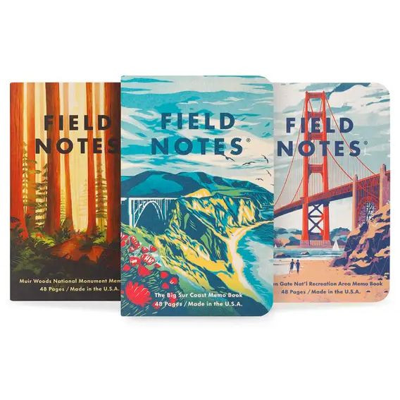 Field Notes Northern California Memo Books, Series A
