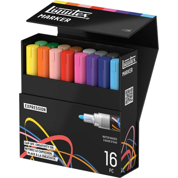 Liquitex Paint Markers 2mm, Set of 16