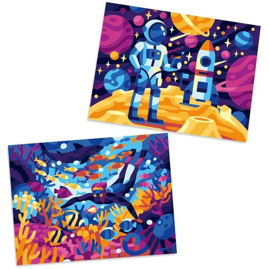 Paint By Numbers Kit, Ocean & Space