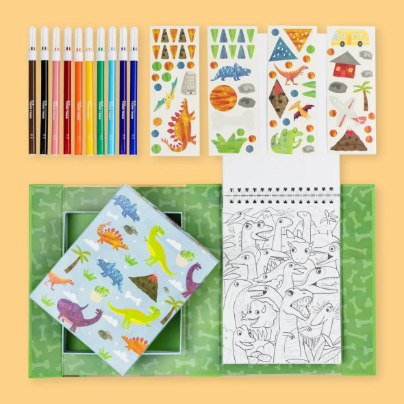 Coloring Set, Dinosaurs