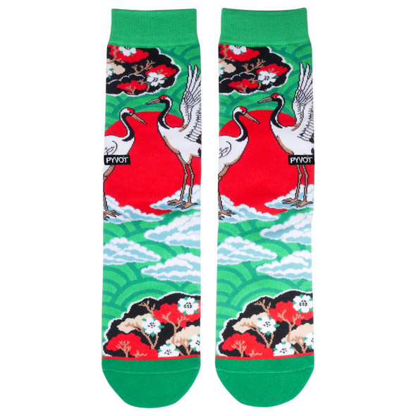 Pyvot Socks Rising Crane