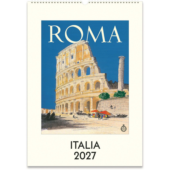 Cavallini 2027 Wall Calendar, Italia