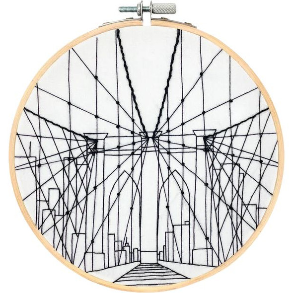 Embroidery Kit, Brooklyn Bridge