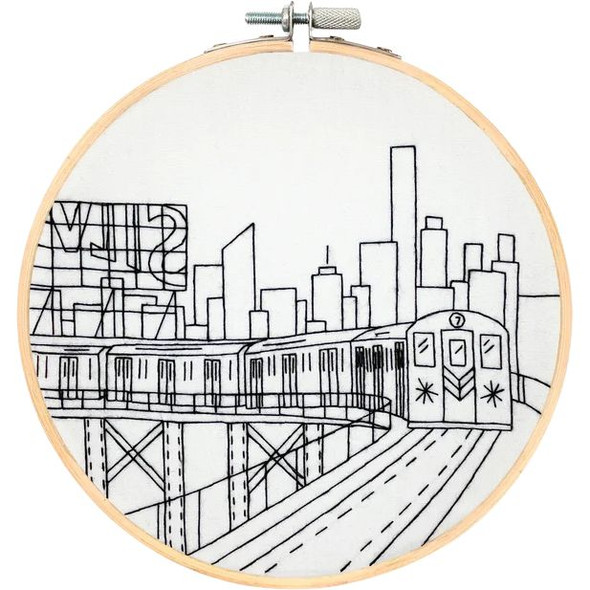 Embroidery Kit, NYC Subway
