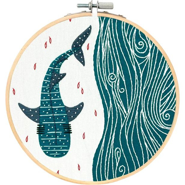 Embroidery Kit, Whale Shark