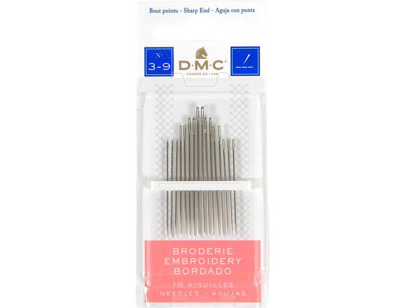 DMC Embroidery Needles, Assorted Pack of 16