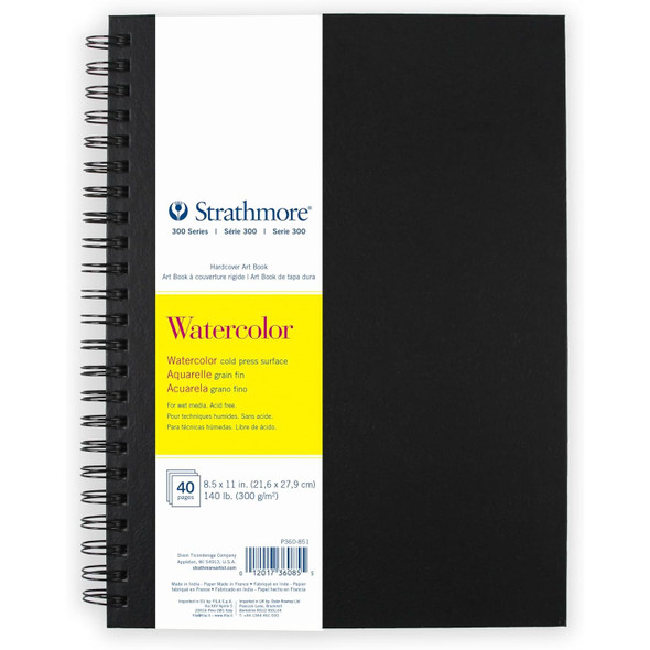 Strathmore 300 Series Watercolor Art Book, 8" x 11"