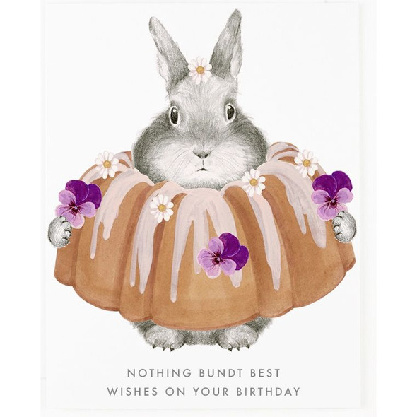 Nothing Bundt Best Wishes Card