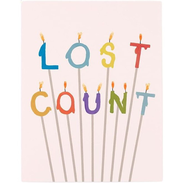 Lost Count Birthday Card