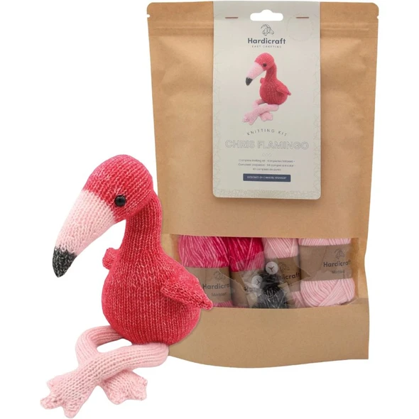 DIY Crochet Kit, Chris Flamingo